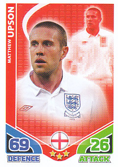 Matthew Upson England 2010 World Cup Match Attax #61